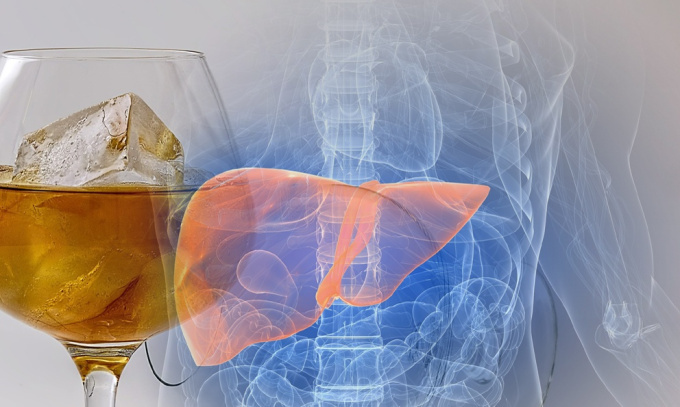 játra postižená nadužíváním alkoholu