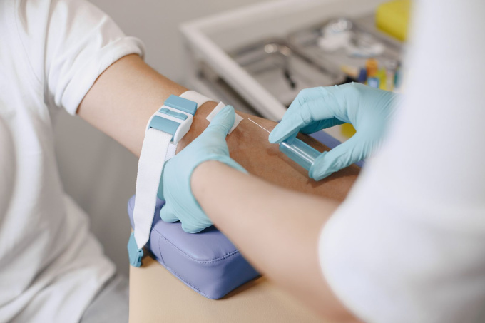 Odběr krve k laboratornímu vyšetření CRP